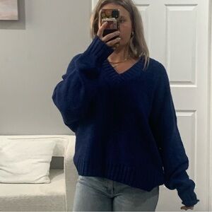 ✅ We11done Sweater Oversized Mohair in Blue